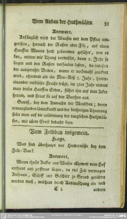 Vom Feldbau insgemein