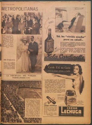 La disciplina del público norteamericano [Fotografía]