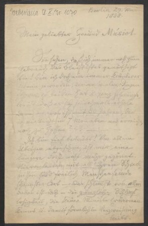 Brief an Robert Musiol : 29.05.1888