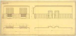 Billing, Hermann; Baden-Baden; Kunsthalle - Eingangshalle (Wandabwicklung; Grundriss)