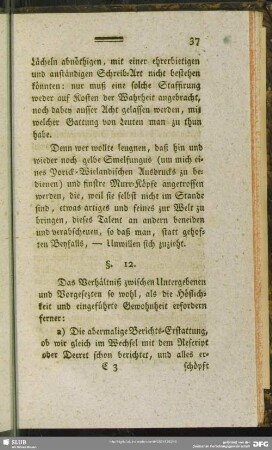 §. 12. [Fortsetzung, besonders bey verbethenen oder geendigten Aufträgen]