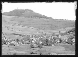 Geising. Blick auf Geising und Geisingberg