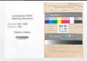 Entnazifizierung Helena Tekstra , geb. 03.08.1910 ()