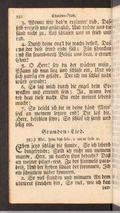 Stunden-Lied.