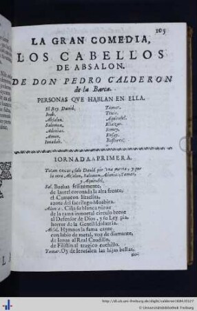 Los cabellos de Absalon.
