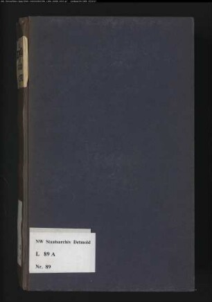 Gogerichtsregister Vogtei Detmold