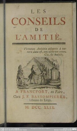 Les Conseils De L'Amitié