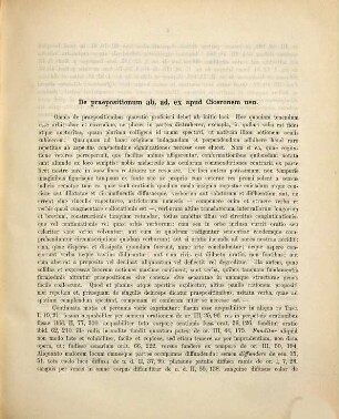 De praepositionum ab, ad, ex apud Ciceronem usu : Abh.