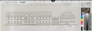 Arnsberg, Landgericht, Hauptgebäude, Ansicht