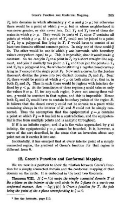 12. Green's Function and Conformal Mapping.