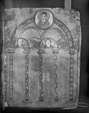 Codex Eyckensis — Kanontafel (Matthäus und Markus)
