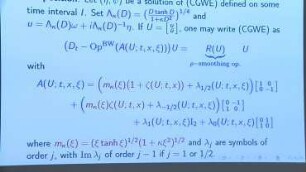 Almost global solutions for the capillarity wave equation...