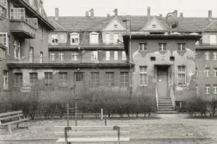 Dresden-Pieschen, Waldstraße 5. Wäscherei (1913-1920, H. Koch) der Palmié-Häuser des Dresdner Spar- und Bauvereins