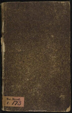 Griechische Handschrift - Mscr.Dresd.e.173