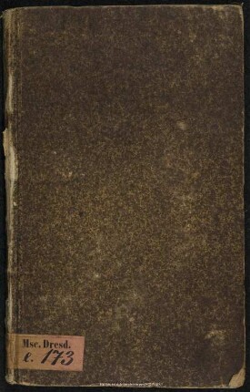 Griechische Handschrift - Mscr.Dresd.e.173