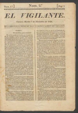 1824,1,2: trim. 1.o, num. 2.o (7 de diciembre de 1824)