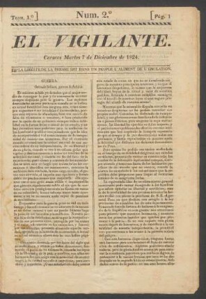 1824,1,2: trim. 1.o, num. 2.o (7 de diciembre de 1824)