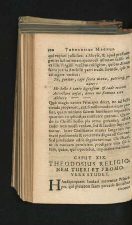 Caput XIX. Theodosius Religionem Tueri Et Promovere Studet.