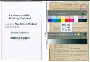 Entnazifizierung Matthias Essers , geb. 19.03.1920 (Steiger)