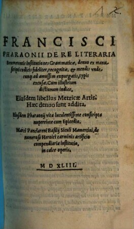 De re literaria benemerentis institutiones grammaticae