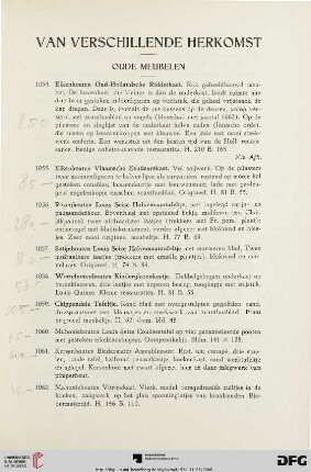 Van verschillende herkomst (Nr. 1054-1301)