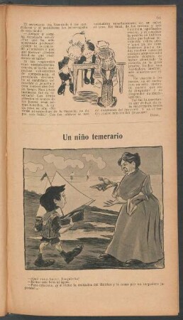 Un niño temerario
