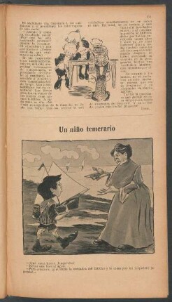 Un niño temerario