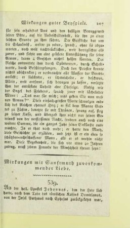Wirkungen mit Sanftmuth zuvorkommender Liebe