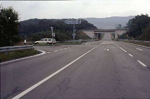 Teilknoten Ost: Zufahrt von Westen