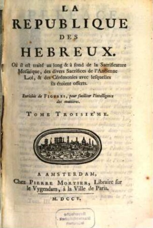 La République des Hebreux, 3