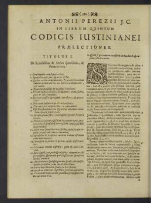 ... in librum quintum
