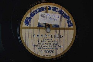 Smartlied : (Lamento); uit "Tosca" / van Puccini