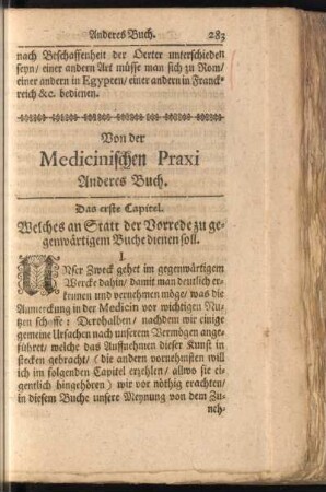 Von der Medicinischen Praxi Anderes Buch