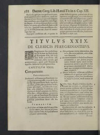 Titulus XXIX.