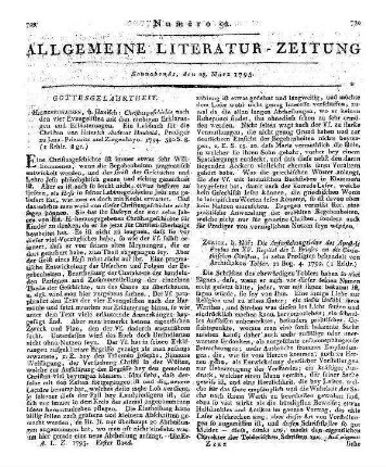 Schulze, J. H. A.: Predigten zur Beförderung christlicher Gesinnungen und Kenntnisse. Leipzig: Crusius 1794