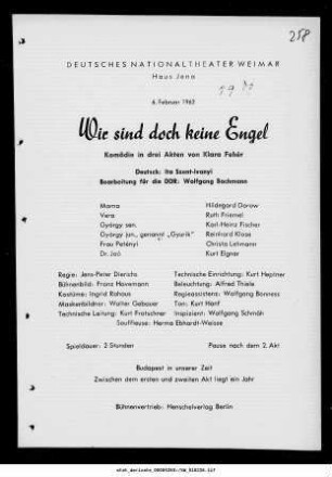 Wir sind doch keine Engel