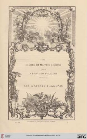 5: Les dessins de maitres anciens exposés a l'École des Beaux-Arts : les maitres français