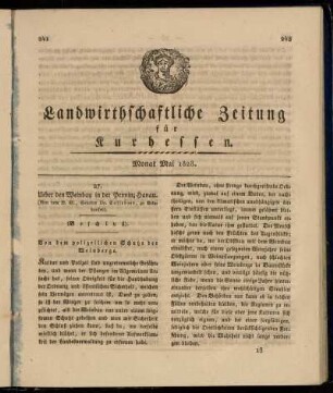 Monat Mai 1828