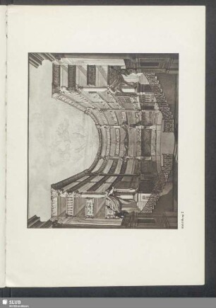 Opernhaus am Taschenberg, Entwurf für den Zuschauerraum, wahrscheinlich um 1685