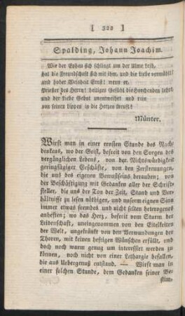 Spalding, Johann Joachim
