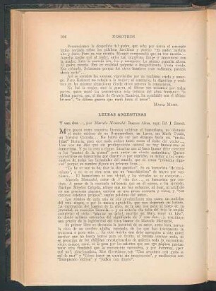 Letras argentinas