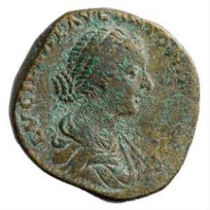 Münze, Sesterz, 164 - 169 n. Chr.