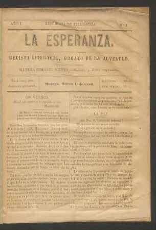 1883,1,3: año 1, no. 3 (marzo 1o de 1883)