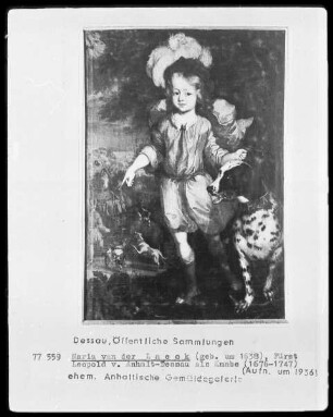Fürst Leopold von Anhalt-Dessau als Knabe (1676-1747)