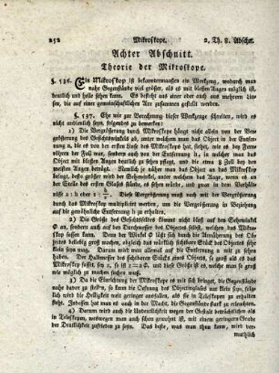 VIII. Abschnitt. Theorie der Mikroskope