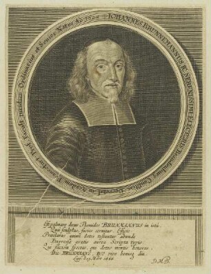 Bildnis des Iohannes Brunnemannus