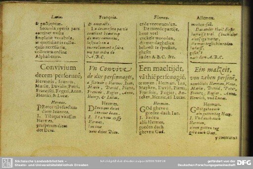 Convivium decem personaru