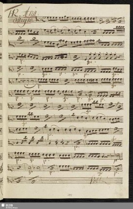 142. Aria: Colle procelle in seno / Scarlatti, G.