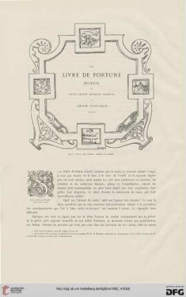 8: Le livre de fortune, [3] : recueil de deux cents dessins inédits