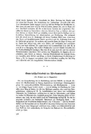 Gemeinschaftsarbeit im Werkunterricht : (ein Beispiel aus der Papparbeit)